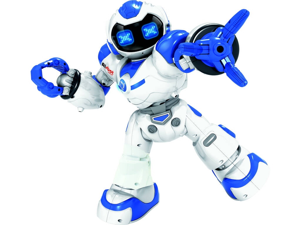 Robot Radio Control Airbot Intelligent Multiattività 40x44x19cm
