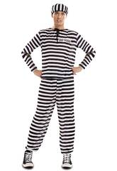 Costume Uomo XL Carcerato 