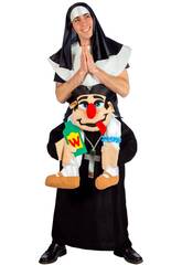 D�guisement Adulte Pr�tre et Religieuse Nines D'Onil D8951 