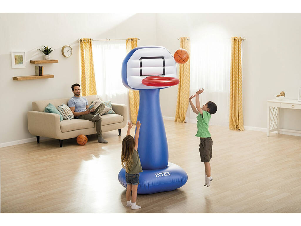 Gioco Basket Gonfiabile 104x97x208 cm. Intex 57502NP