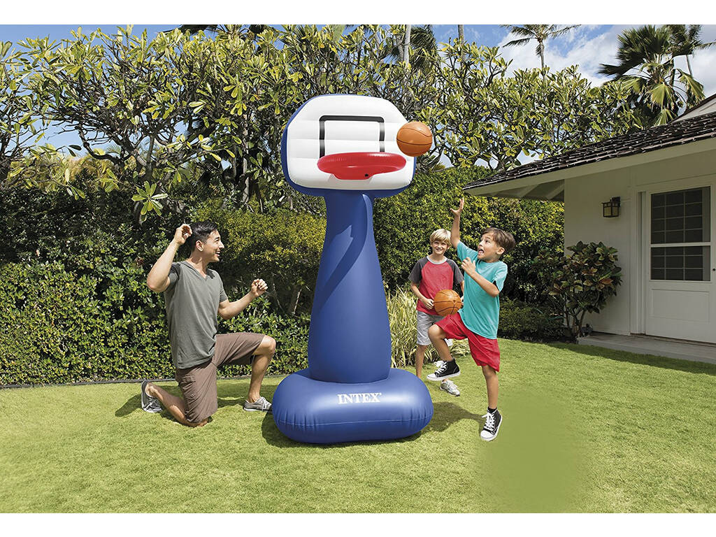 Gioco Basket Gonfiabile 104x97x208 cm. Intex 57502NP