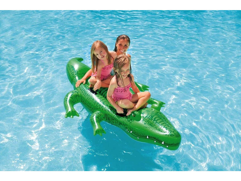 Cavalcabile Coccodrillo gonfiabile 203x114 cm Intex 58562