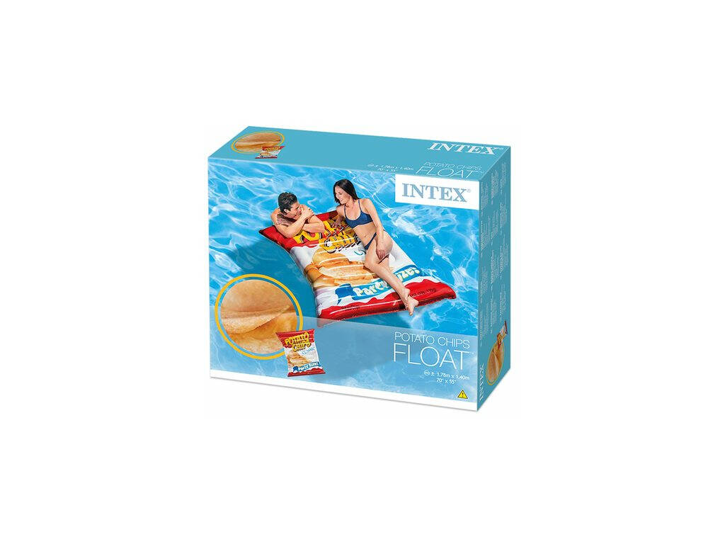 Matelas Gonflable Sachet de Chip's de 178 x 140 cm Intex 58776