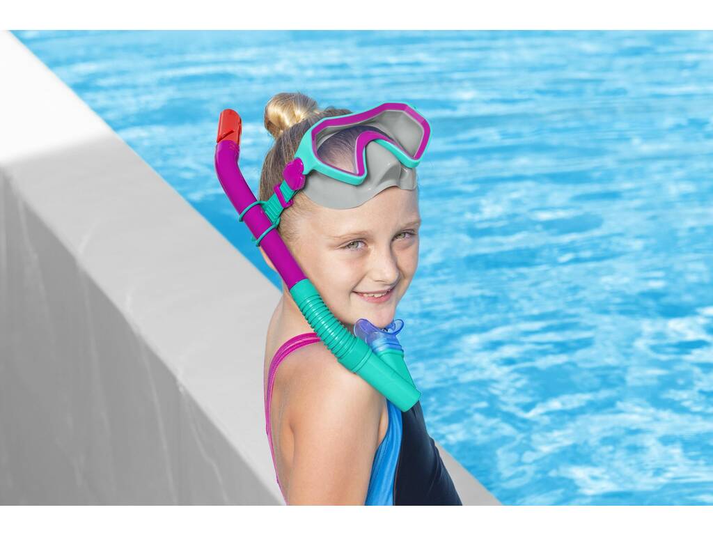 Occhialini e boccaglio Sparkling Sea Bestway 24025