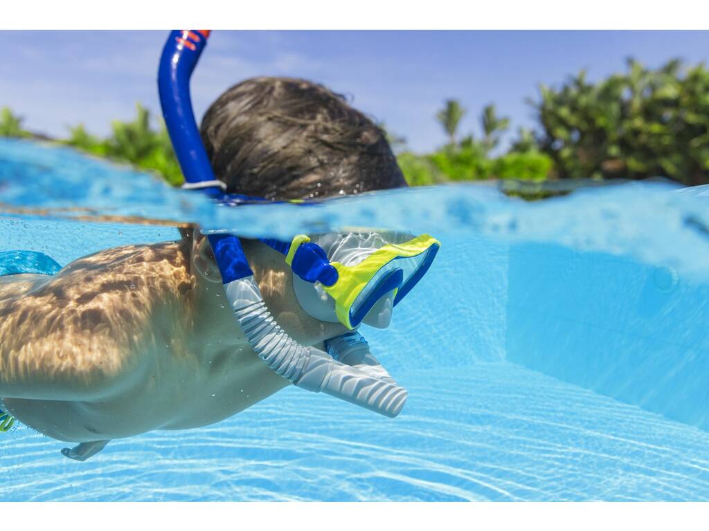 Occhialini e boccaglio Sparkling Sea Bestway 24025