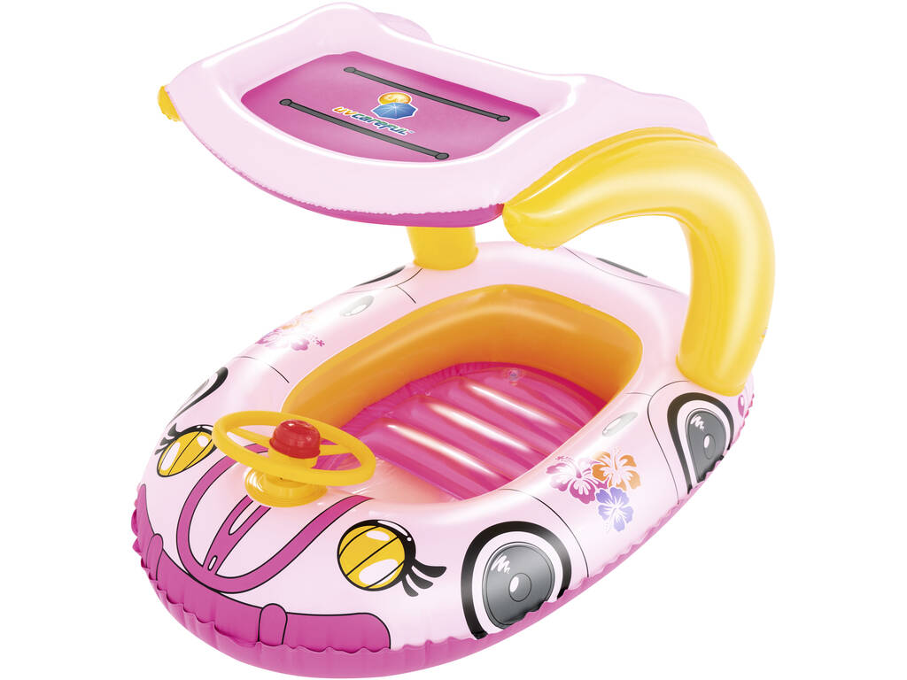 Canotto Per bambini Auto Gonfiabile con Volante 98x66 cm Bestway 34103