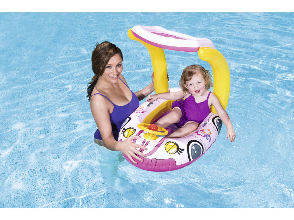 Canotto Per bambini Auto Gonfiabile con Volante 98x66 cm Bestway 34103