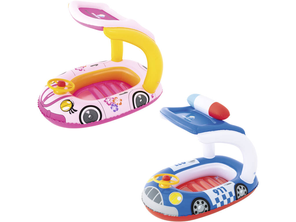 Canotto Per bambini Auto Gonfiabile con Volante 98x66 cm Bestway 34103