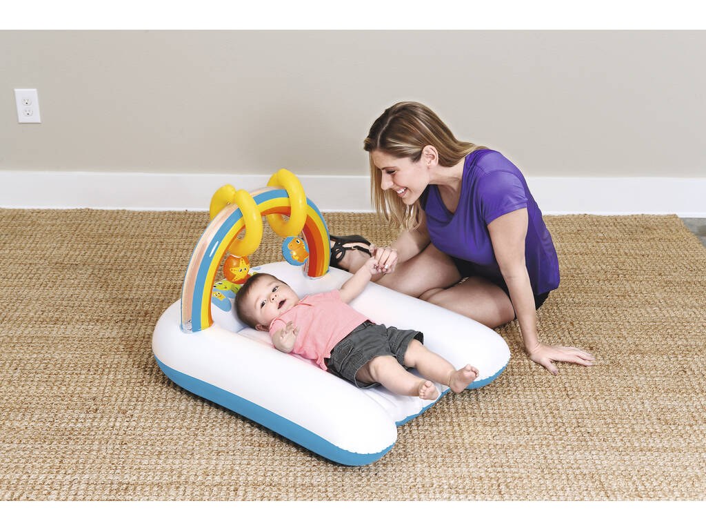 Tapis à Langer Gonflable avec Jouets sonores Bestway 52241