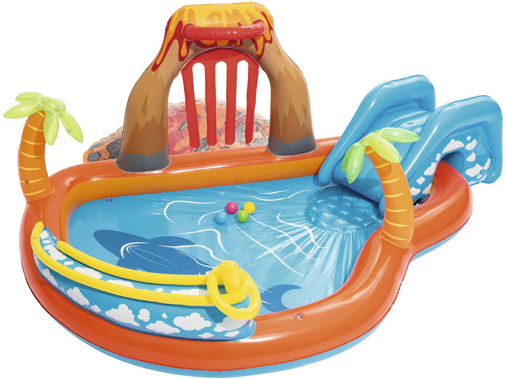 Piscine Ile Volcan 265 x 265 x 104 cm Bestway 53069 