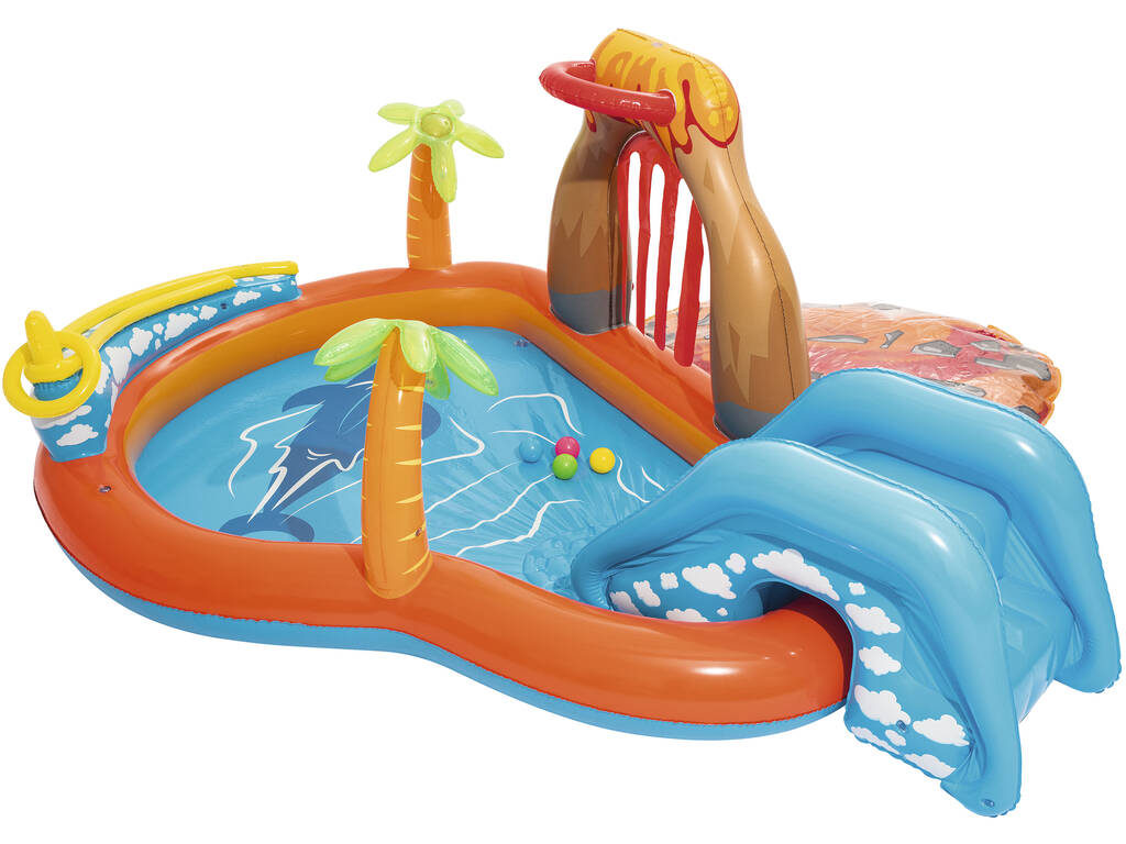 Piscine Ile Volcan 265 x 265 x 104 cm Bestway 53069 
