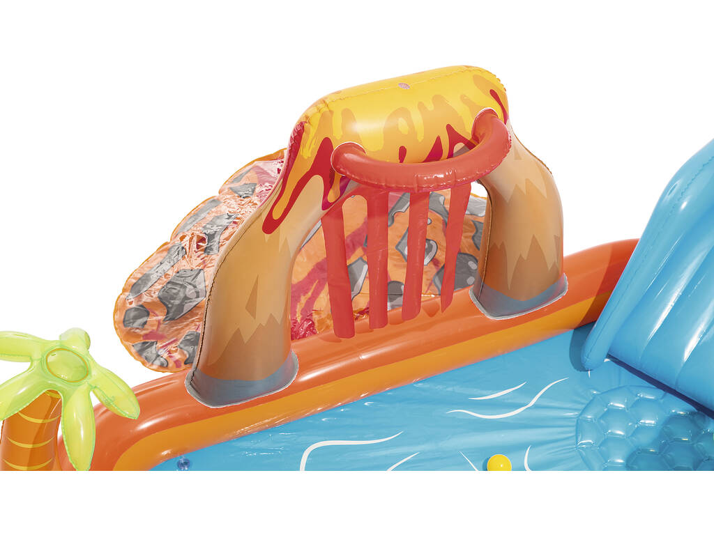 Piscine Ile Volcan 265 x 265 x 104 cm Bestway 53069 