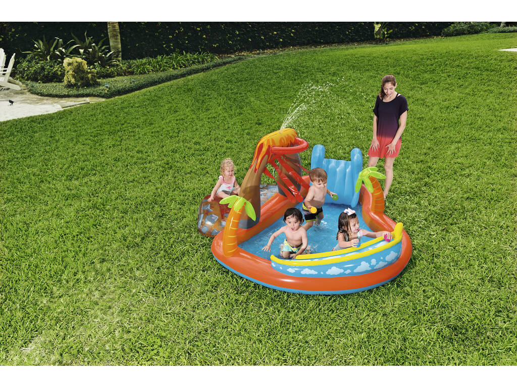 Piscine Ile Volcan 265 x 265 x 104 cm Bestway 53069 
