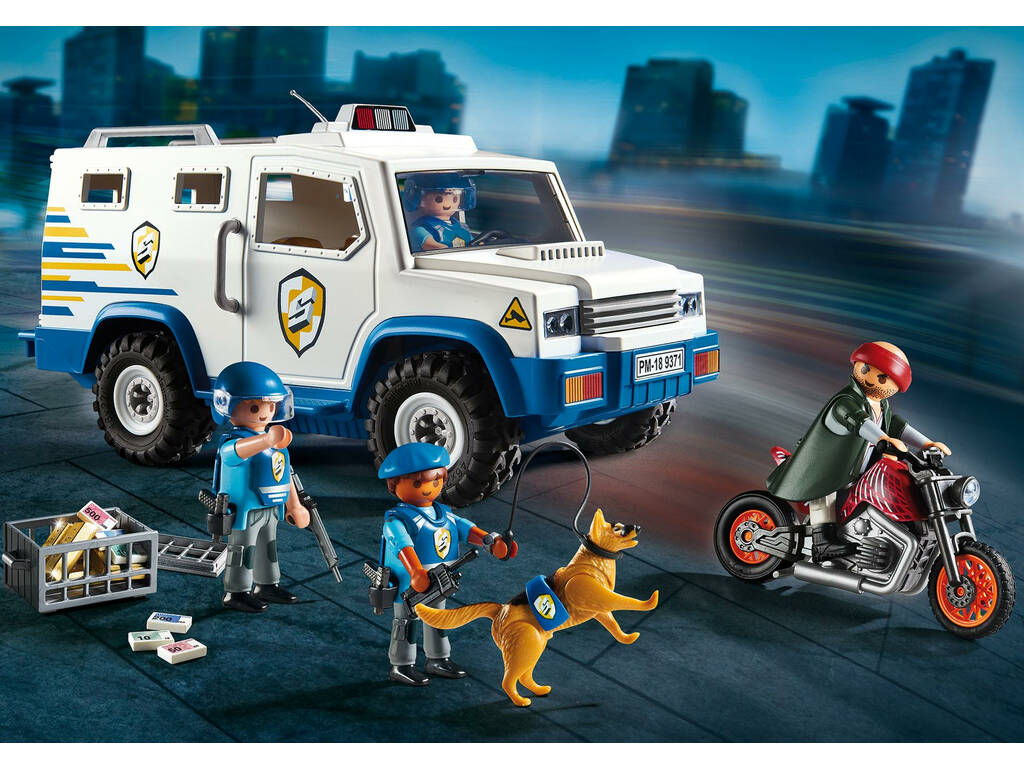 Playmobil Fourgon Blindé avec Convoyeurs de Fonds 9371