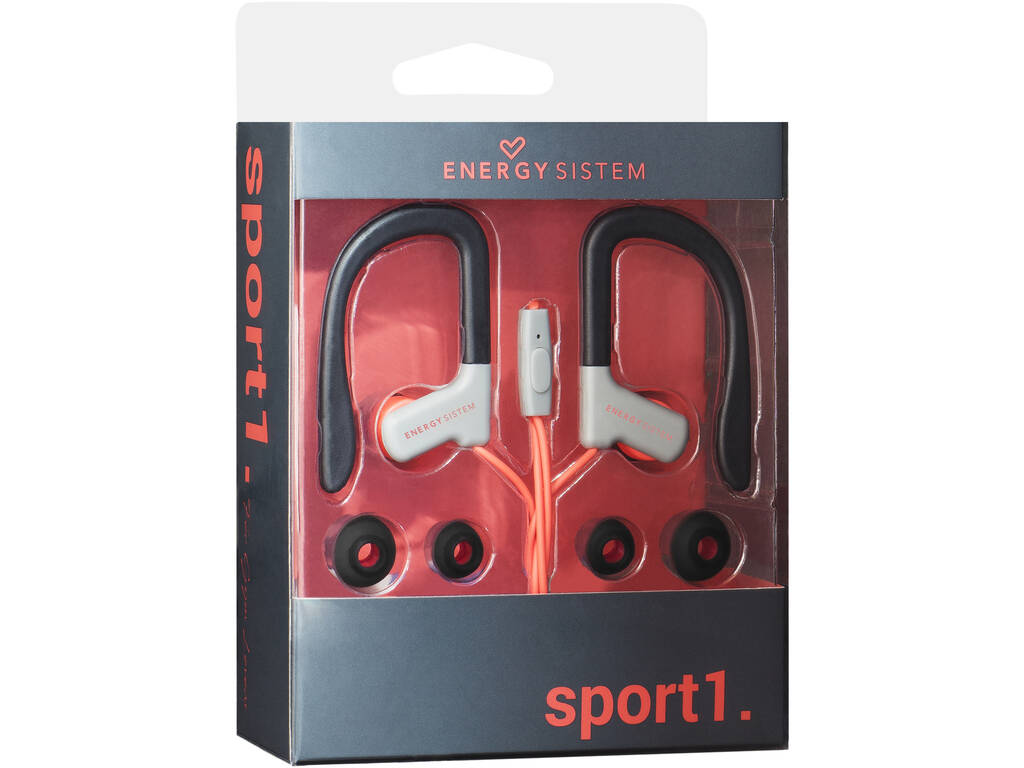 Auricolari Sport 1 Red Mic Energy Sistem 429349
