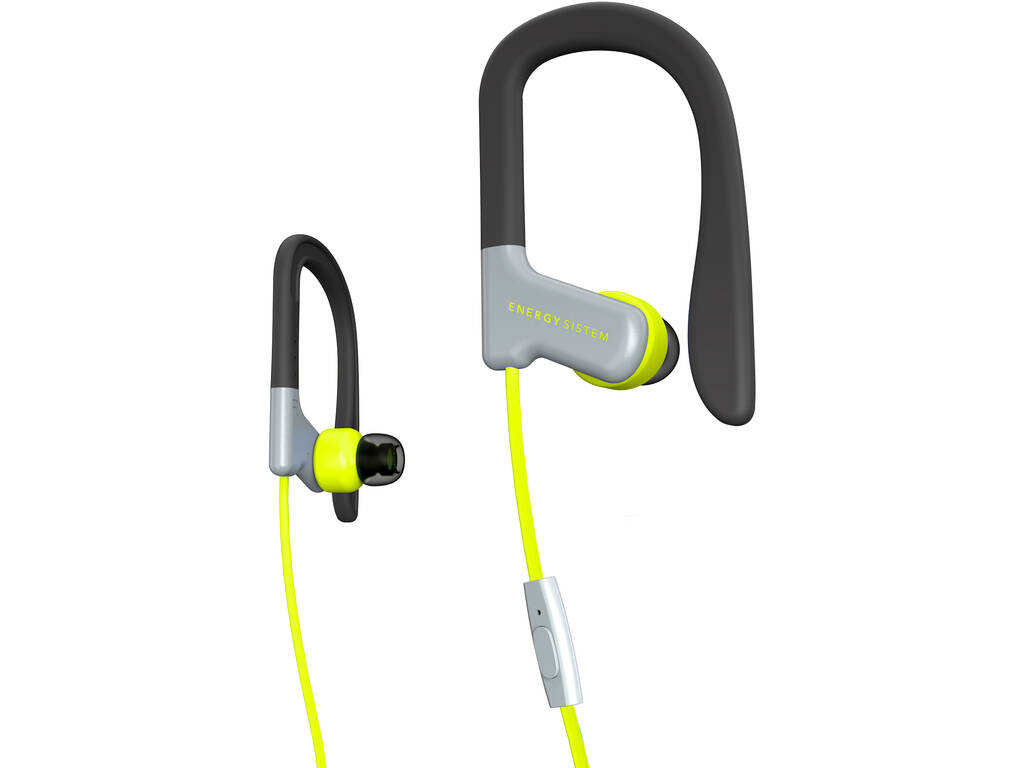 Auriculari Sport 1 Mic Colore Giallo Energy Sistem 429356