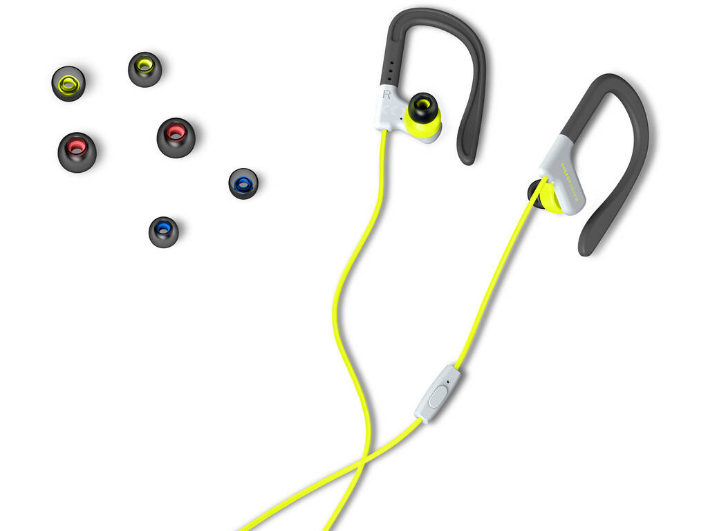 Auriculari Sport 1 Mic Colore Giallo Energy Sistem 429356