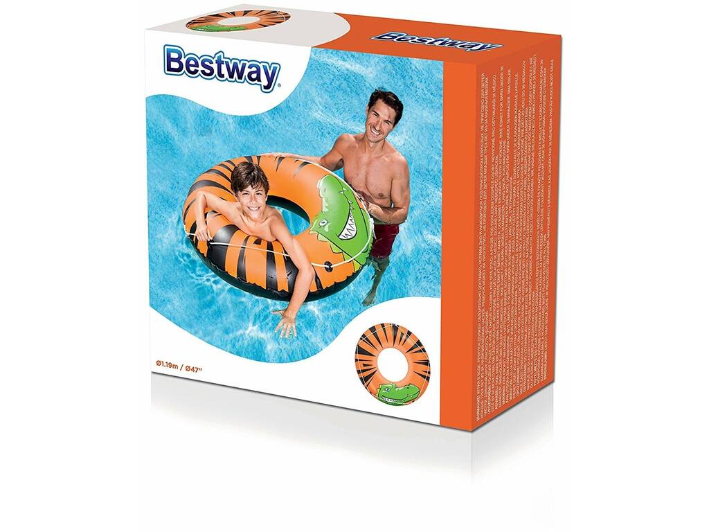 Bouée Gonflable River Gator 119 cm. Bestway 36108