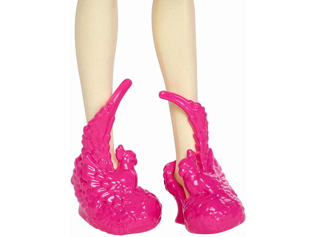 Enchantimals Poupée Peeki parrot y Mascotte Sheeny Mattel FJJ21
