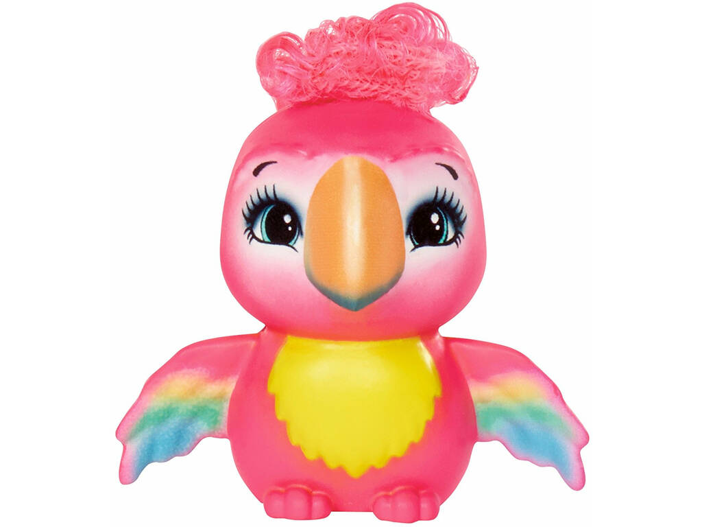 Enchantimals Poupée Peeki parrot y Mascotte Sheeny Mattel FJJ21