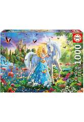 Puzzle 1000 La Princesse et la Licorne Educa 17654