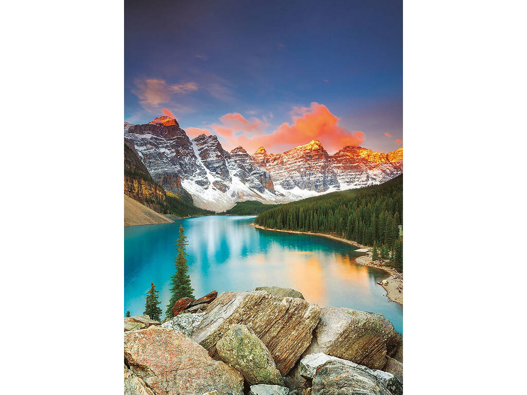 Pezzle 1000 Lago Moraine, Banff National Park, Canada Educa 17739