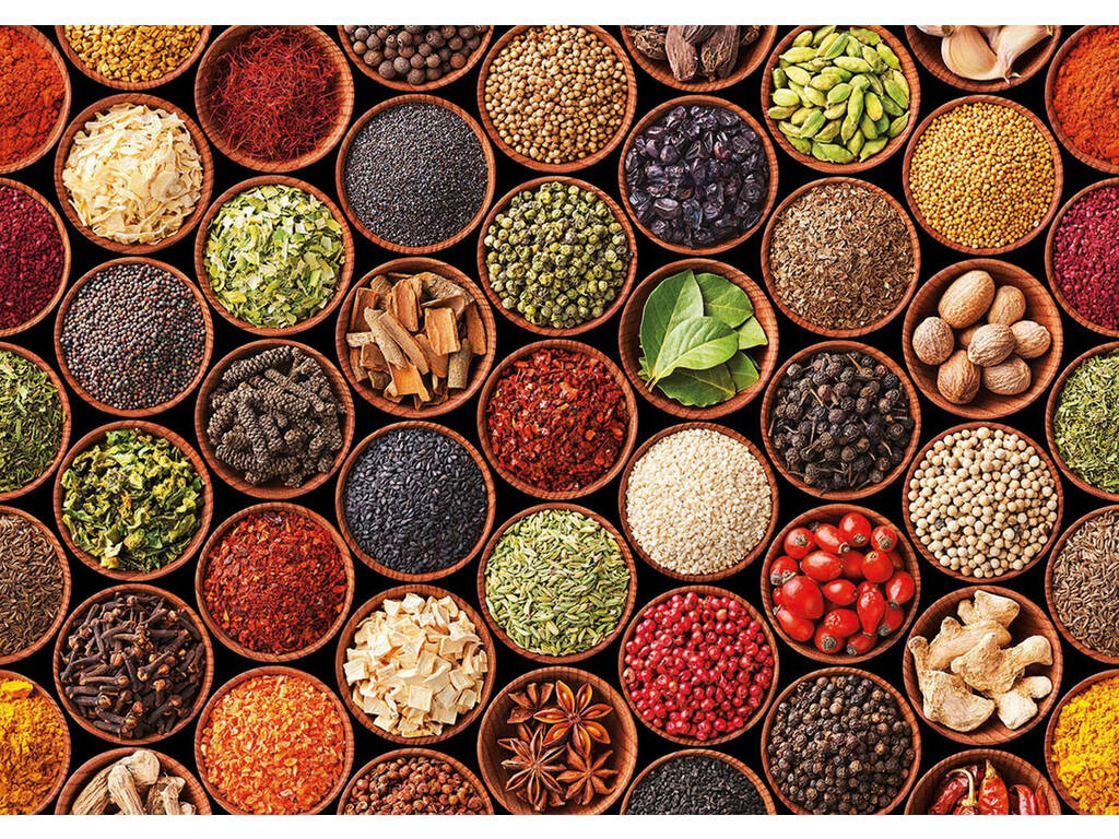 Puzzle 1500 Épices et Condiments Educa 17666