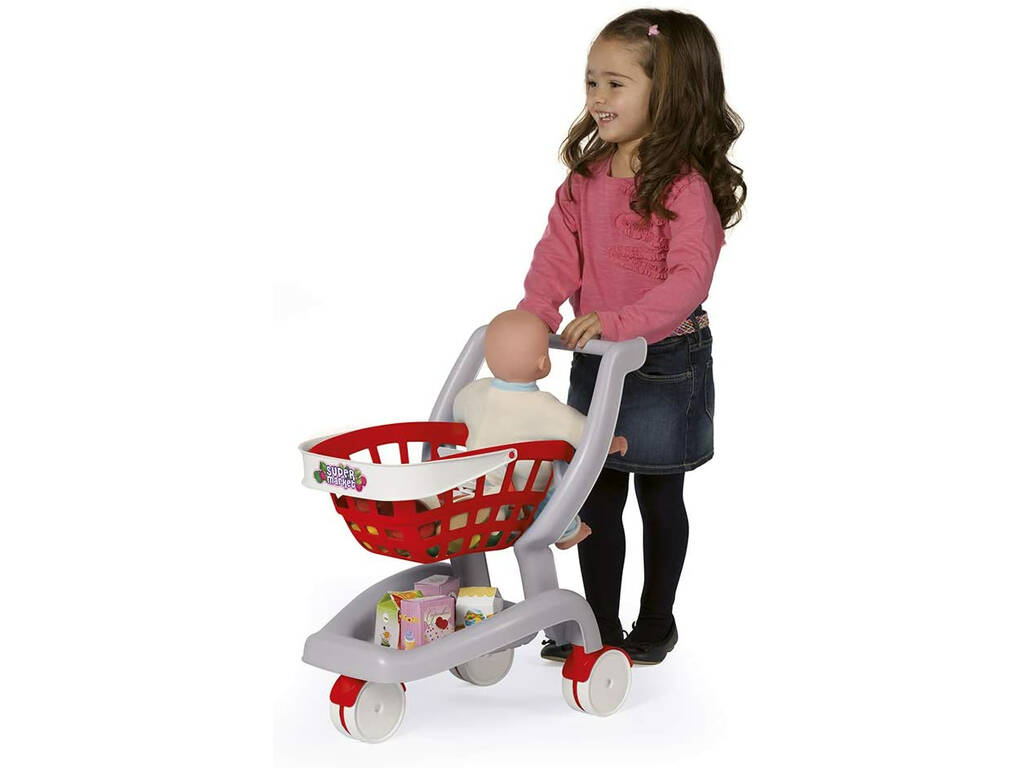 Chariot de supermarché 2 en 1 garçons 84158