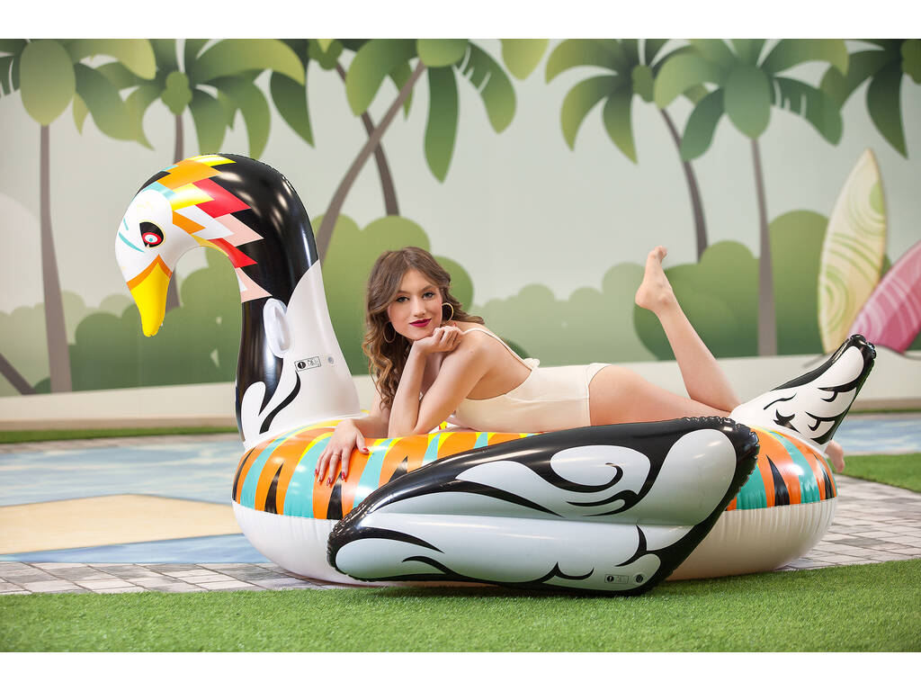 Île Gonflable Cygne Couleurs Géant 200 cm Creaciones Llopis 6240 