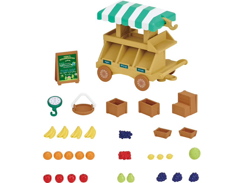  Sylvanian Families Carretto vendita frutta 5265 