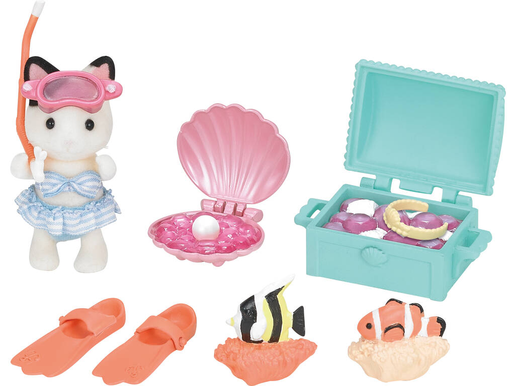 Sylvanian Families Chasse au Trésor Aquatique Epoch d'Enfance 5230