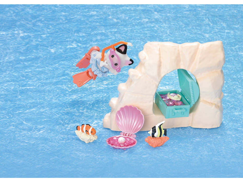 Sylvanian Families Chasse au Trésor Aquatique Epoch d'Enfance 5230