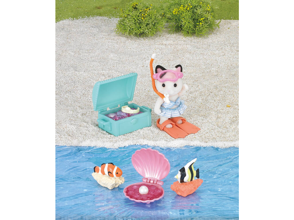 Sylvanian Families Chasse au Trésor Aquatique Epoch d'Enfance 5230