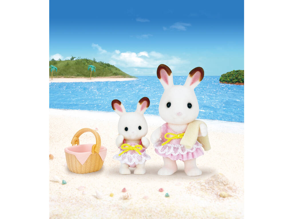 Sylvanian Families Sorelle Coniglio al Mare 5233