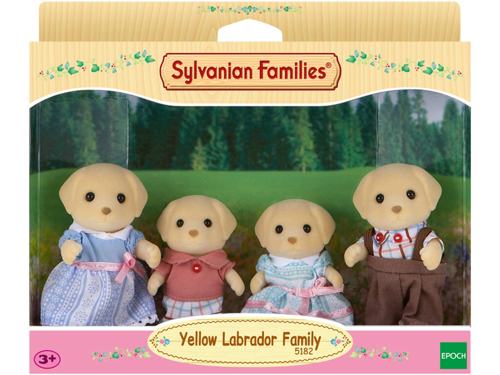 Famílias Sylvanian Labrador Epoch Dogs para imaginar 5182