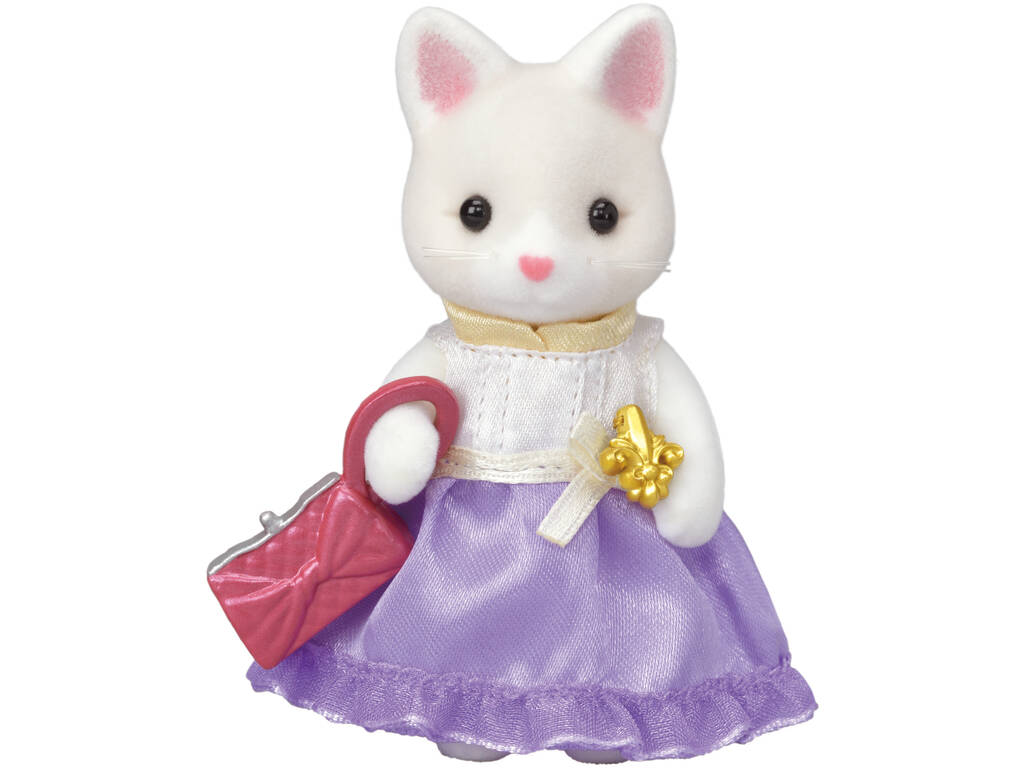 Sylvanian Town Ragazza Gatto Silk 6003