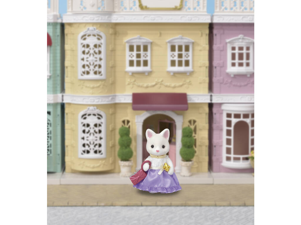 Sylvanian Town Ragazza Gatto Silk 6003