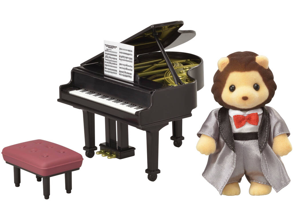  Sylvanian Town Leone con pianoforte 6011