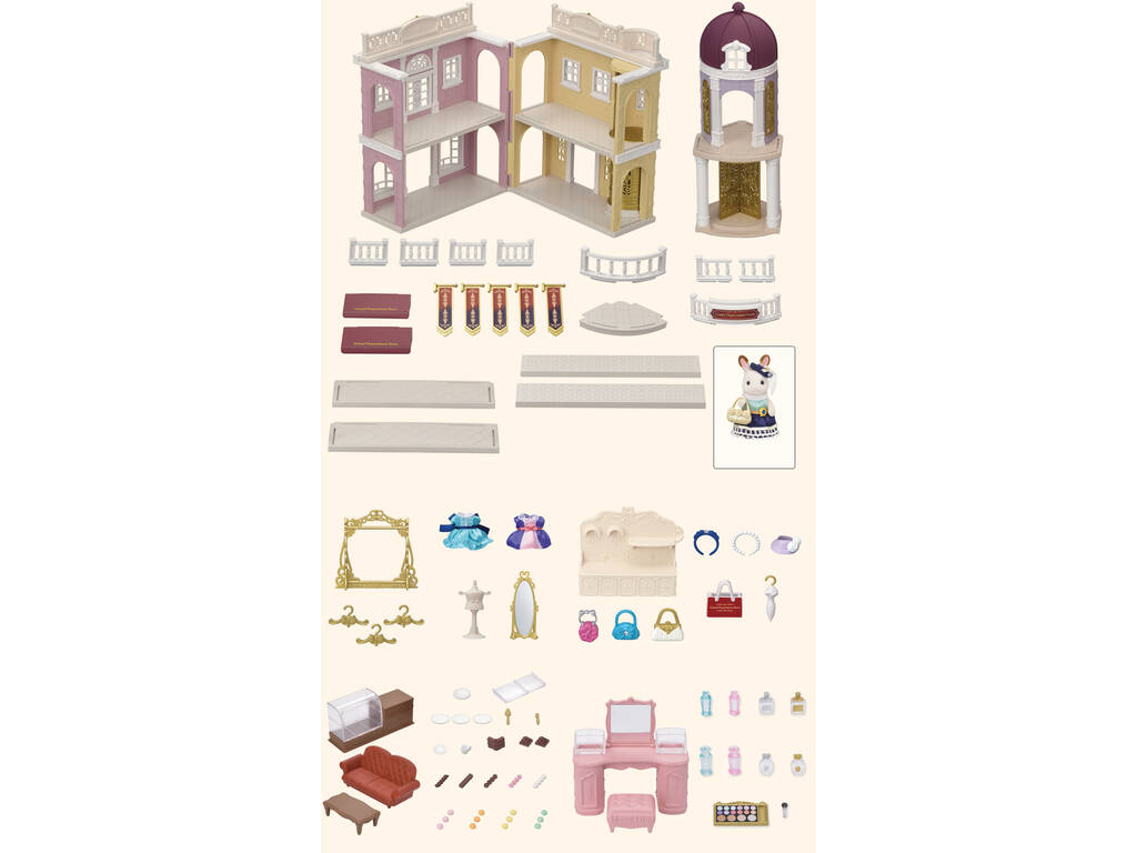 Sylvanian Families Grand Magasin de Ville avec Figurine et Accessoires Epoch d'Enfance 6022