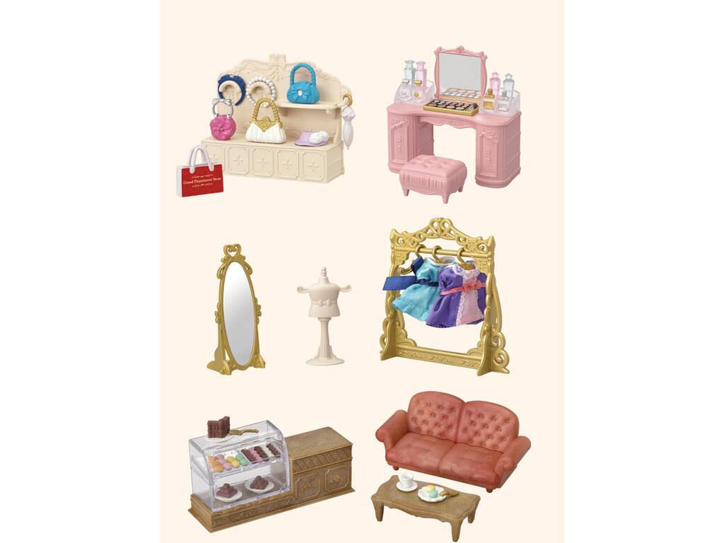 Sylvanian Families Grand Magasin de Ville avec Figurine et Accessoires Epoch d'Enfance 6022