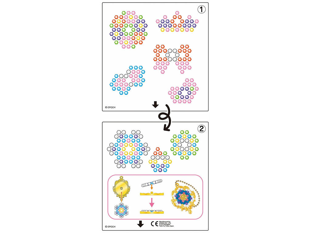 Aquabeads perline elegante set, multicolore Epoch 31038