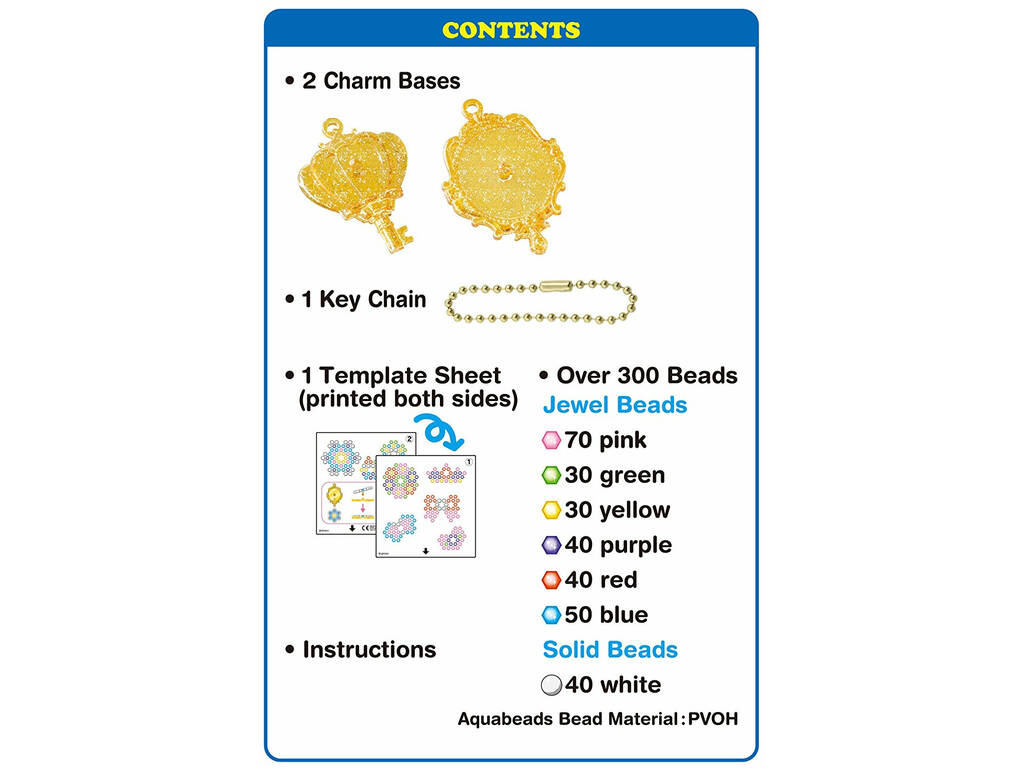 Aquabeads perline elegante set, multicolore Epoch 31038