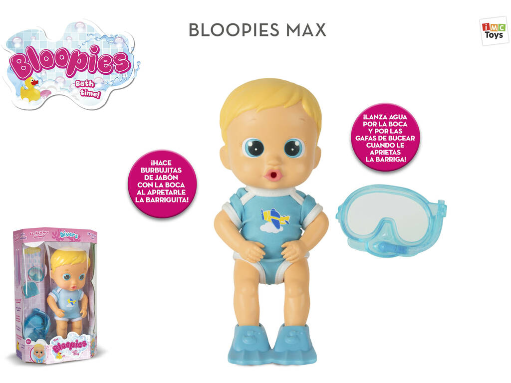 Muñeca Bloopies Max IMC Toys 95632