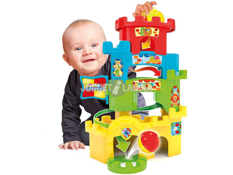 Torre Apilable Con Circuito De Bola Clementoni 17226