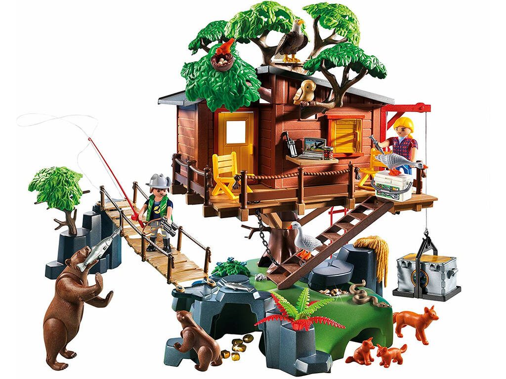 Playmobil Casa sull'Albero con Ponte Sospeso 