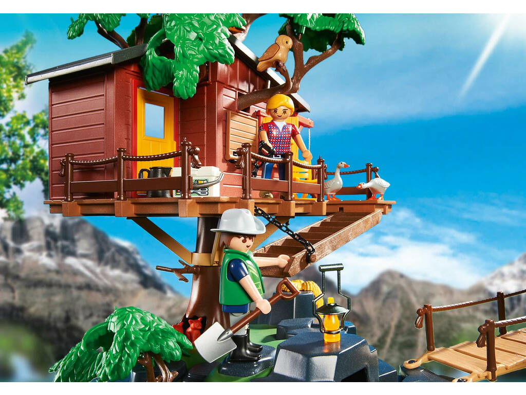 Playmobil Casa sull'Albero con Ponte Sospeso 