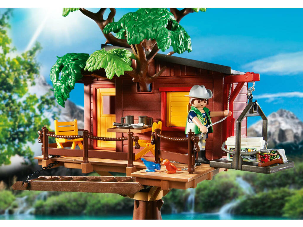 Playmobil Casa sull'Albero con Ponte Sospeso 