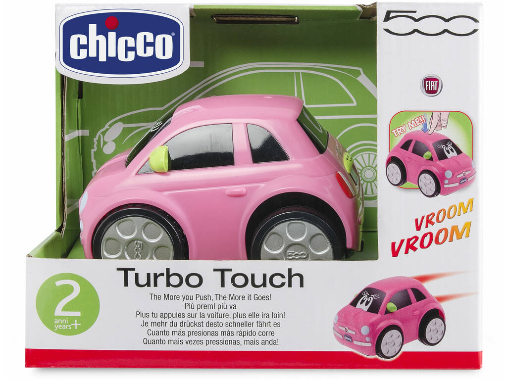 Turbo Touch Fiat 500 Rosa