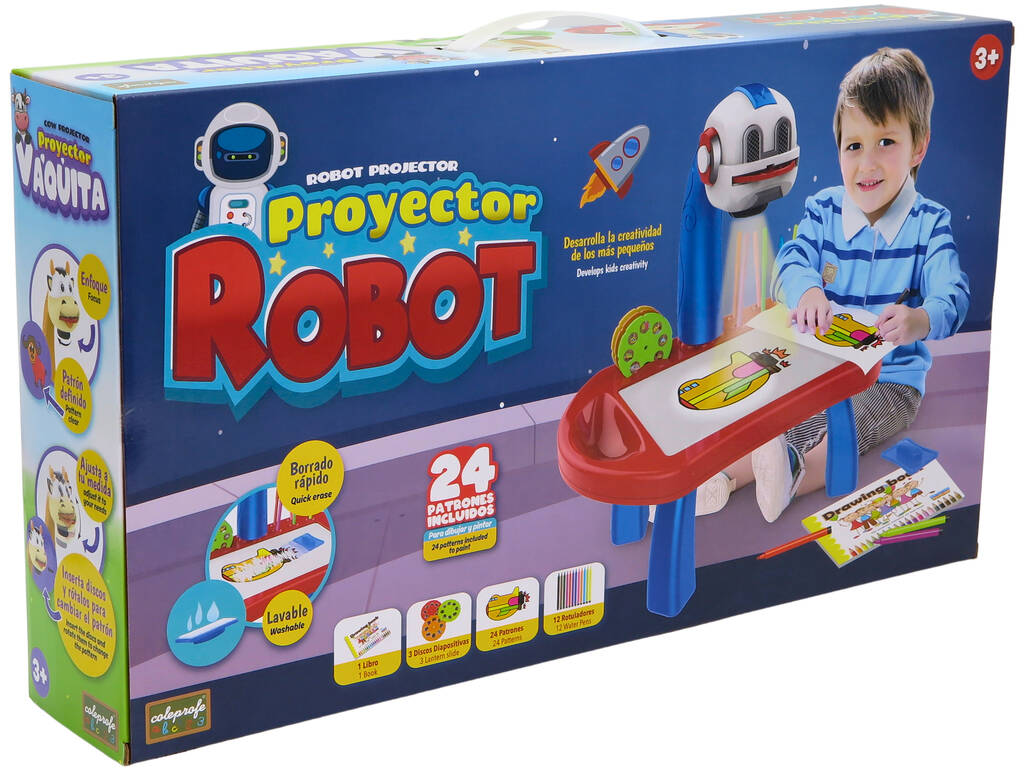 Proyector Robot Art Proyector 24 Schede