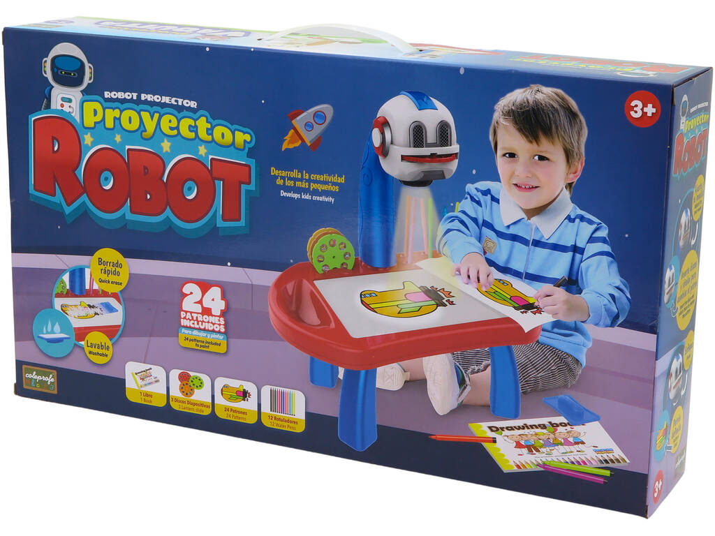 Proyector Robot Art Proyector 24 Schede